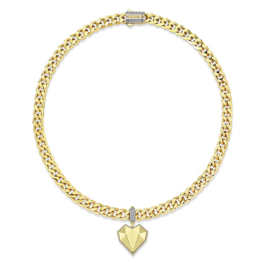 Çağla X Ema Geometrik Kalp Charm - 5