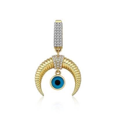 Çağla X Ema Nazar Boncuklu Hilal Charm - 2