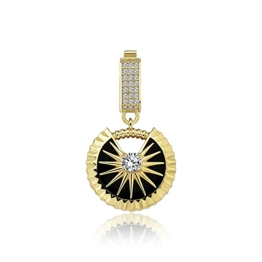 Çağla X Ema Siyah Taşlı Yıldız Charm - EMA (1)