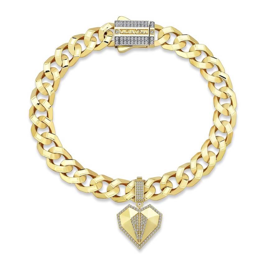 Çağla X Ema Taşlı Kalp Charm - 3