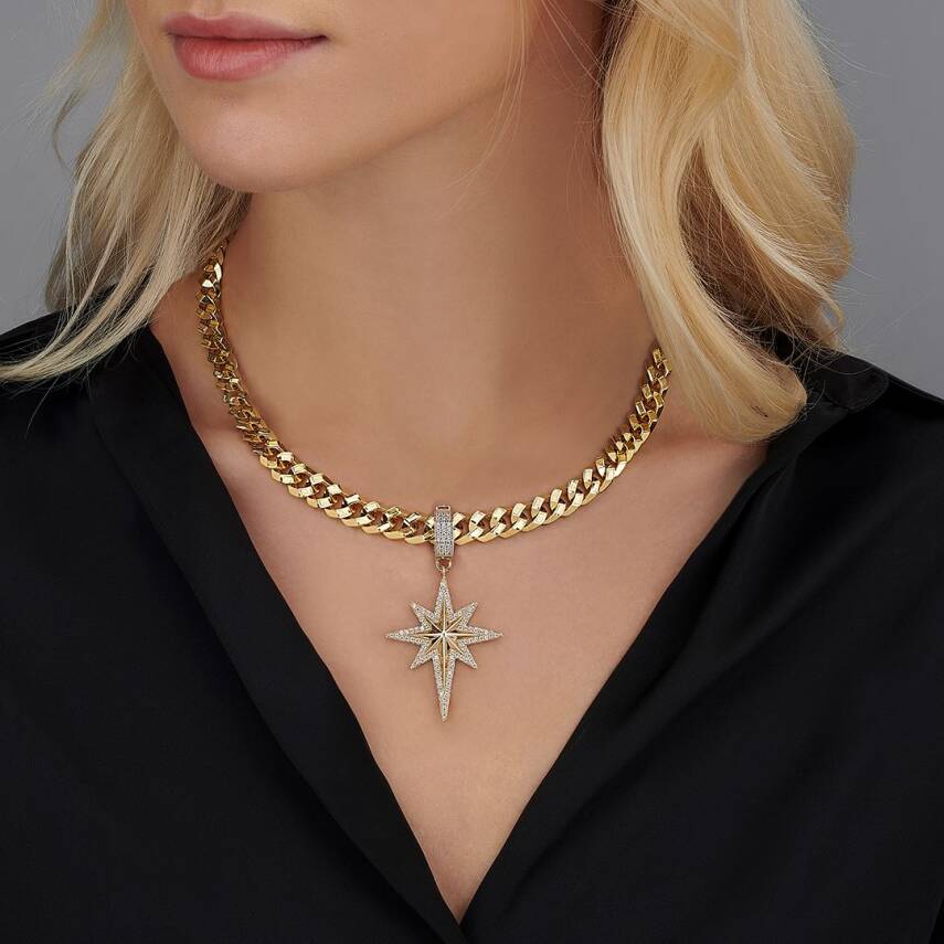 Çağla X Ema Taşlı Kutup Yıldızı Charm - 1