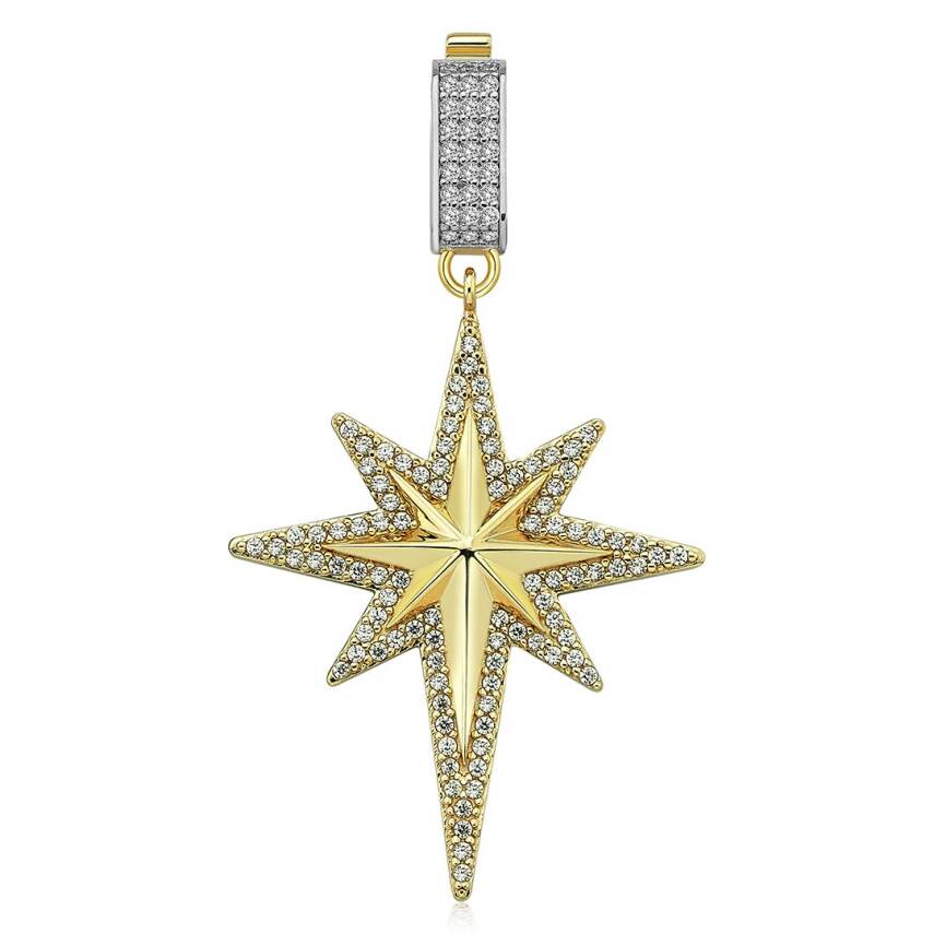 Çağla X Ema Taşlı Kutup Yıldızı Charm - 2