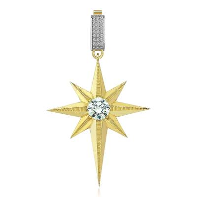 Çağla X Ema Taşlı Kuzey Yıldızı Charm - 2