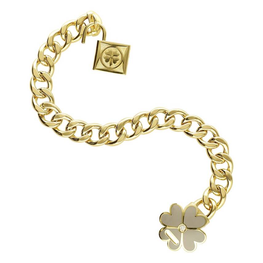 Cetaş Açılır-Kapanır Turkuaz Mineli Yonca Kilitli Dilek Bilekliği - 2