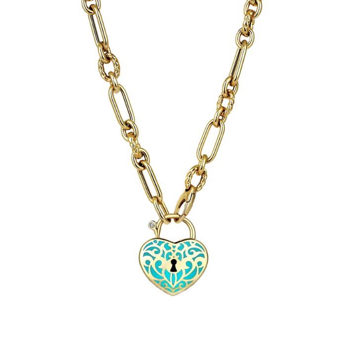 Cetaş Akantus Turkuaz Mineli Kolye - Cetaş 