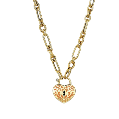 Cetaş Akantus Turuncu Mineli Kolye - 1