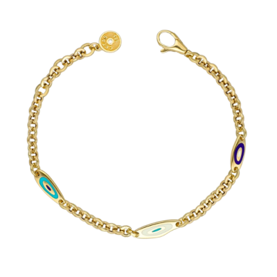 Cetaş Fortuna Altın Mineli Zincir Bileklik - Cetaş 