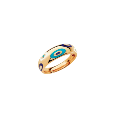 Cetaş Fortuna Mineli Bombeli Rose Altın Yüzük - Cetaş 