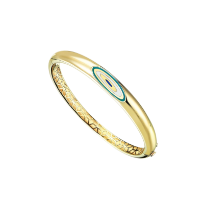 Cetaş Fortuna Mineli Göz Altın Kelepçe - 1