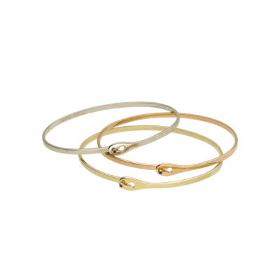 Cetaş Minima Beyaz Altın Kilit Kelepçe - 2