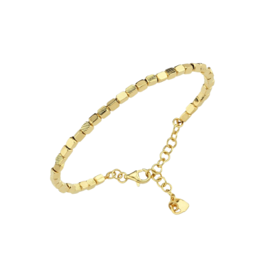 Cetaş Minima Altın Küp Zincir Bileklik - Cetaş 