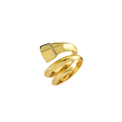  Cetaş Minima Altın Taşlı Çivi Yüzük - Cetaş 