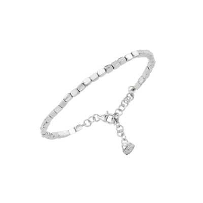 Cetaş Minima Beyaz Altın Küp Zincir Bileklik - Cetaş 