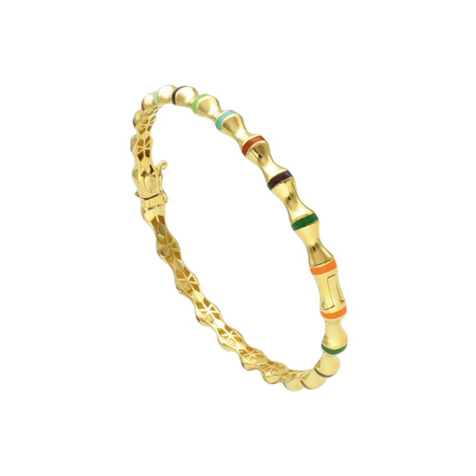 Cetaş Minima Gökkuşağı Düğümü Altın Kelepçe - Cetaş 