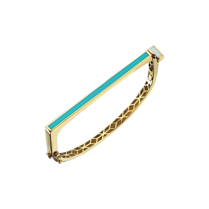 Cetaş Minima Mineli Çizgi Altın Kelepçe - Cetaş 