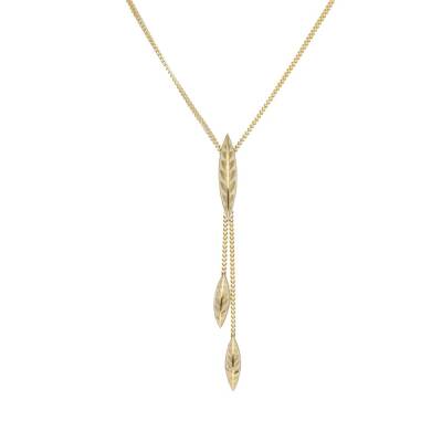 Cetaş Olivia Sedef Mineli Altın Kolye - 1