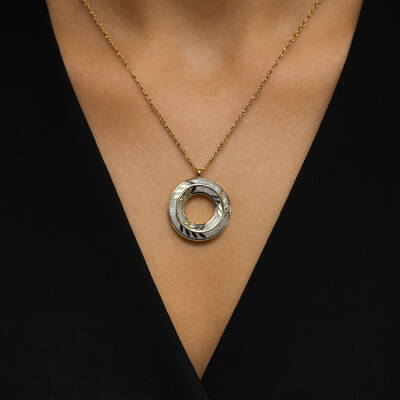 Cetaş Olivia Beyaz Sedef Mineli Kolye - Cetaş (1)