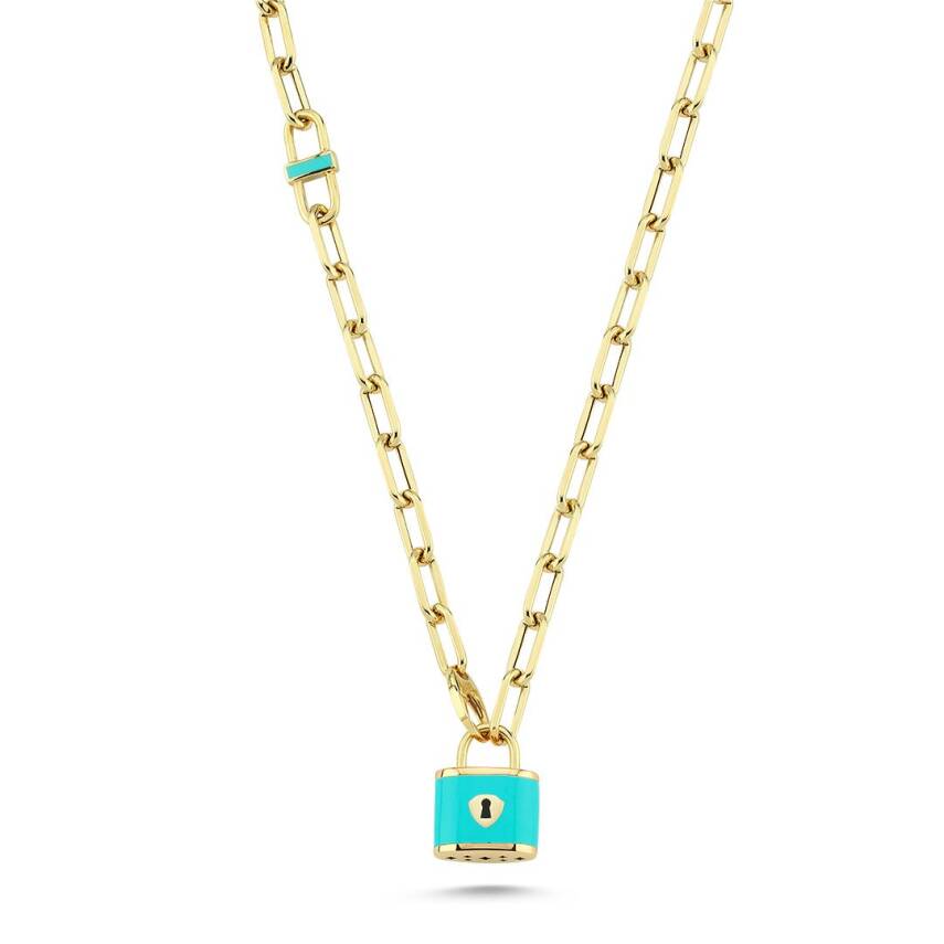 Cetaş Turkuaz Mineli Dilek Kolyesi - CETAŞ