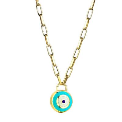 Cetaş Turkuaz Mineli Dilek Kolyesi - CETAŞ