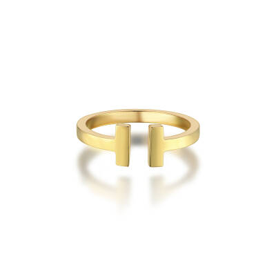 Çift Çizgi Altın Yüzük - 1