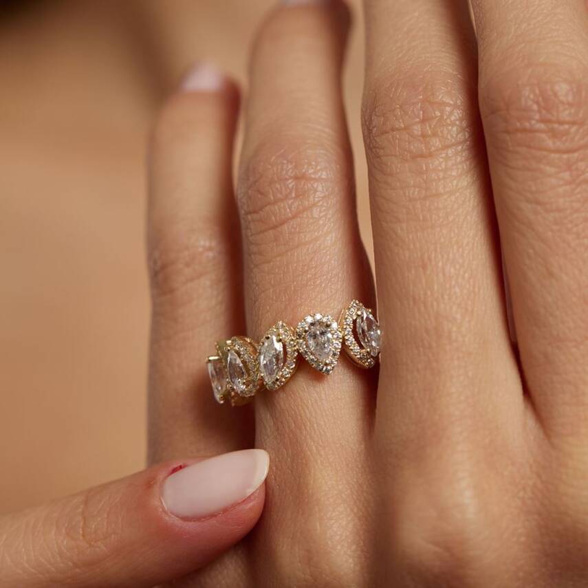 Damla Baget Beştaş Altın Yüzük - Semih Haşhaş Kuyumculuk