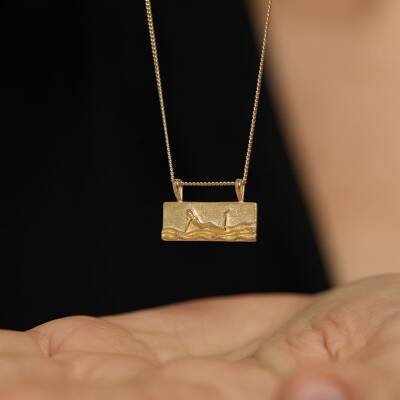 Deniz Kızı Altın Kolye - 2