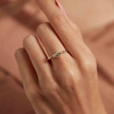 Düğüm Altın Yüzük - 1