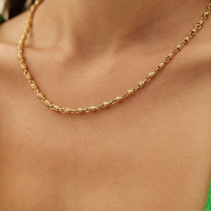 Düğüm Tasarımlı Altın Kolye - Semih Haşhaş Kuyumculuk