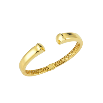 Eterna Geometrik Desenli Cetaş Altın Kelepçe - 1