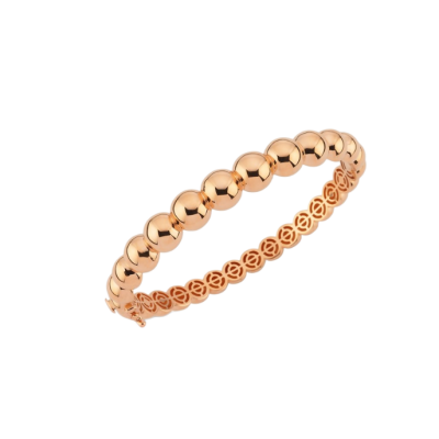 Eterna İnci Form Cetaş Rose Altın Kelepçe 