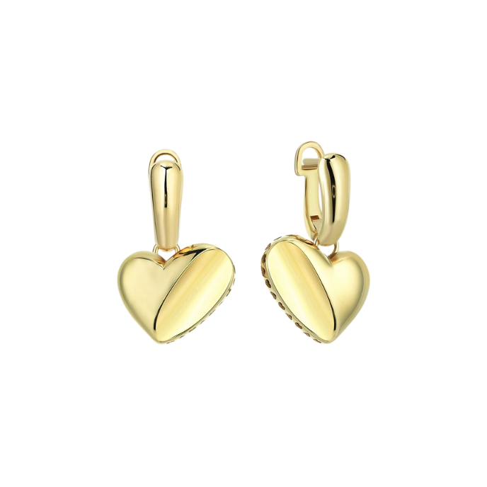 Eterna Kalpli Cetaş Altın Küpe - 1