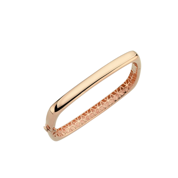 Eterna Köşeli Cetaş Rose Altın Kelepçe - Cetaş 