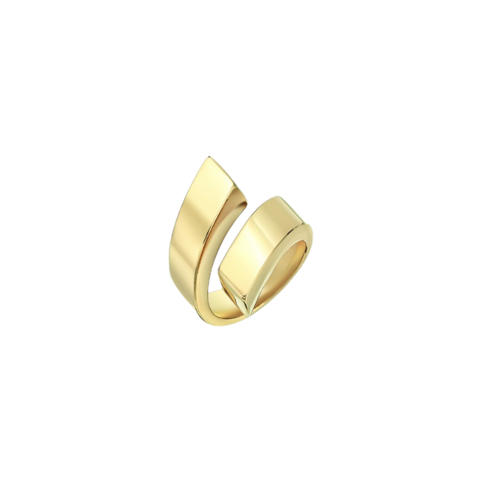 Eterna Köşeli Sarmal Cetaş Altın Yüzük - Cetaş 