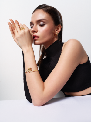 Eterna Kuyruklu Yıldız Cetaş Altın Kelepçe - Cetaş (1)