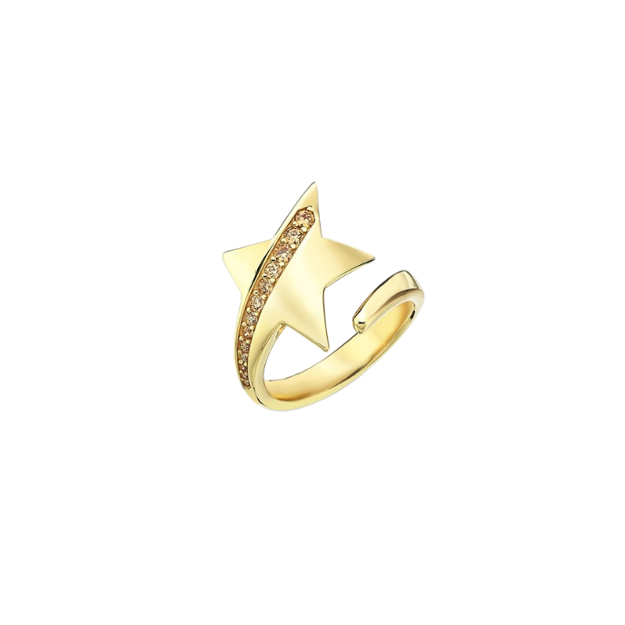 Eterna Kuyruklu Yıldız Cetaş Altın Yüzük - Cetaş 