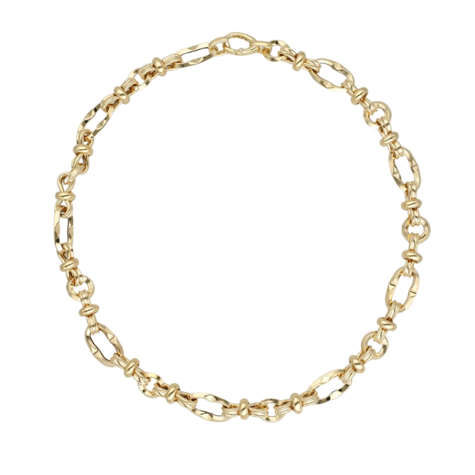 Eterna Oval Düğümlü Cetaş Altın Kolye - Cetaş 