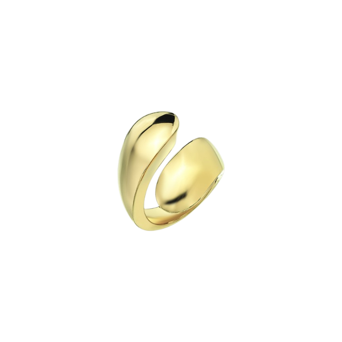 Eterna Oval Uçlu Sarmal Cetaş Altın Yüzük - Cetaş 