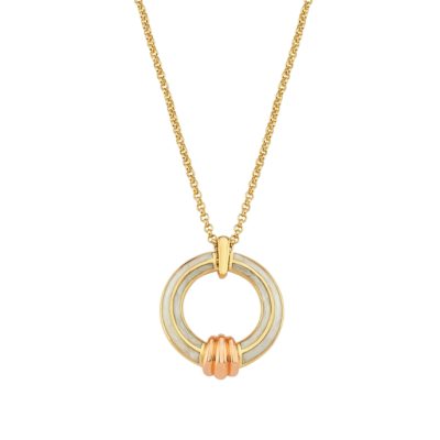 Eterna Sedef Mineli Cetaş Altın Kolye - Cetaş 