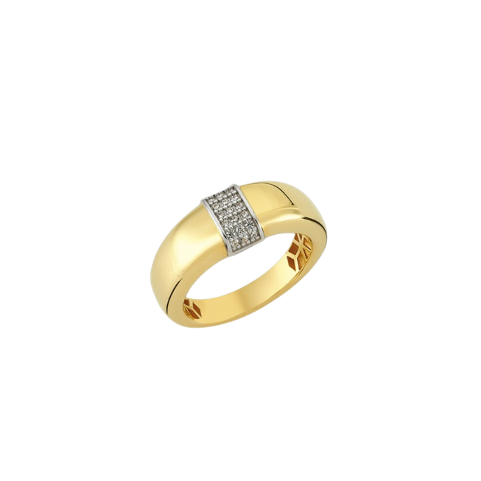 Eterna Taş Detaylı Cetaş Altın Yüzük - 1