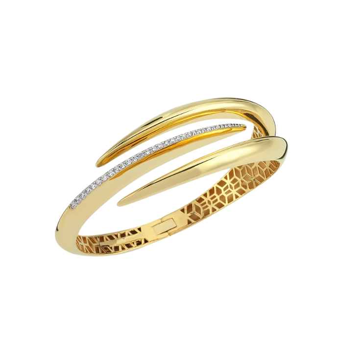 Eterna Taşlı Cetaş Altın Kelepçe - Cetaş 