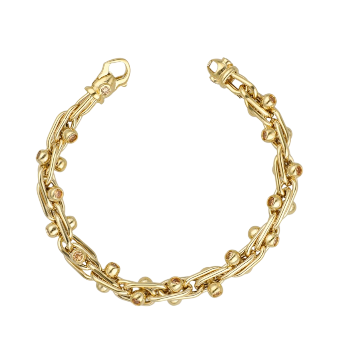 Eterna Toplu Zincir Cetaş Altın Bileklik - Cetaş 