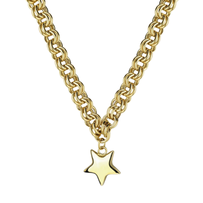 Eterna Yıldız Cetaş Altın Kolye - 1