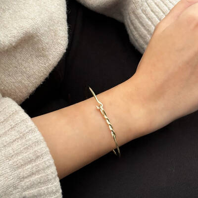 Eternal Knot Altın Kelepçe - 3