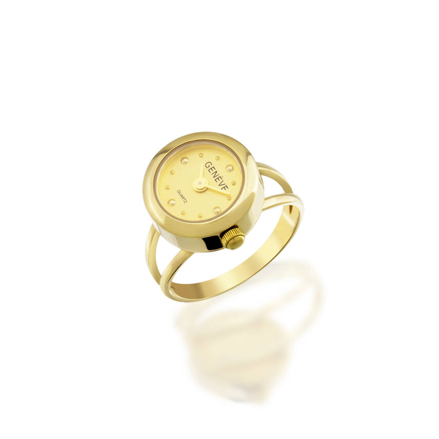 Geneve Altın Mini Saat Yüzük - Semih Haşhaş Kuyumculuk