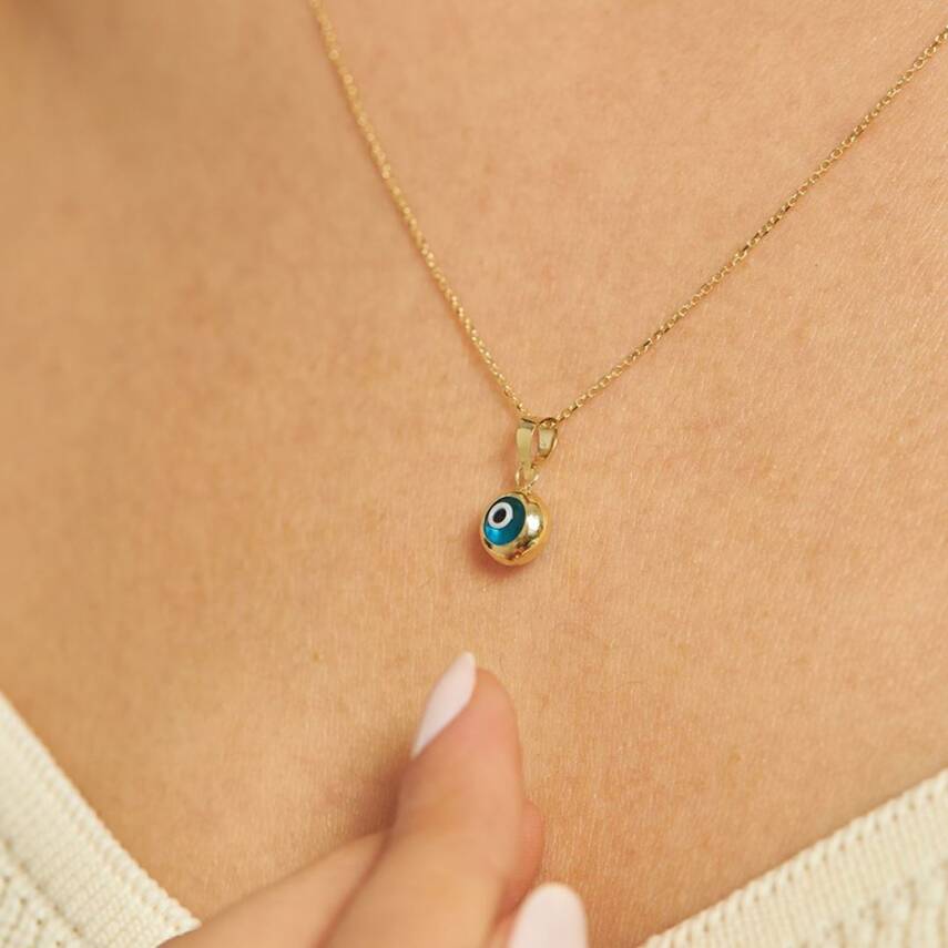 Göz Boncuklu Altın Kolye - Semih Haşhaş Kuyumculuk