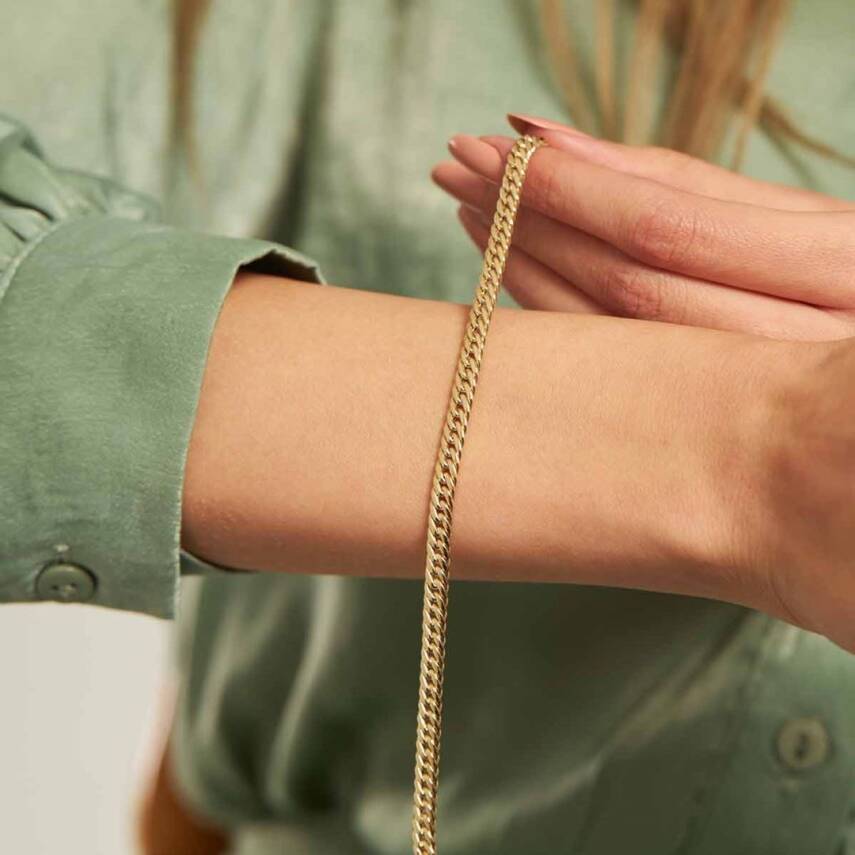 Gurmet Zincir Altın Bileklik - 1