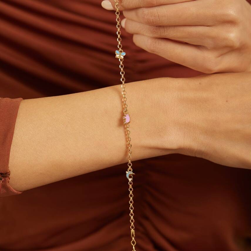 Hayvan Figürlü Altın Bileklik - Semih Haşhaş Kuyumculuk