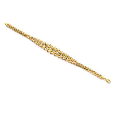 Kalemli Başak Model Altın Bileklik - 2