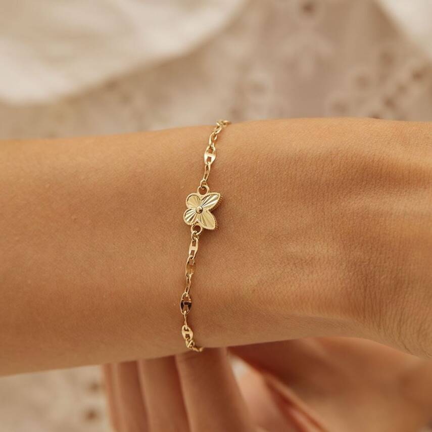 Kalemli Kelebek Altın Bileklik - Semih Haşhaş Kuyumculuk (1)