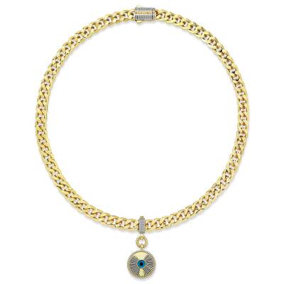 Kalemli Nazar Boncuklu Kolye Ve Bileklik Ucu Charm - 4